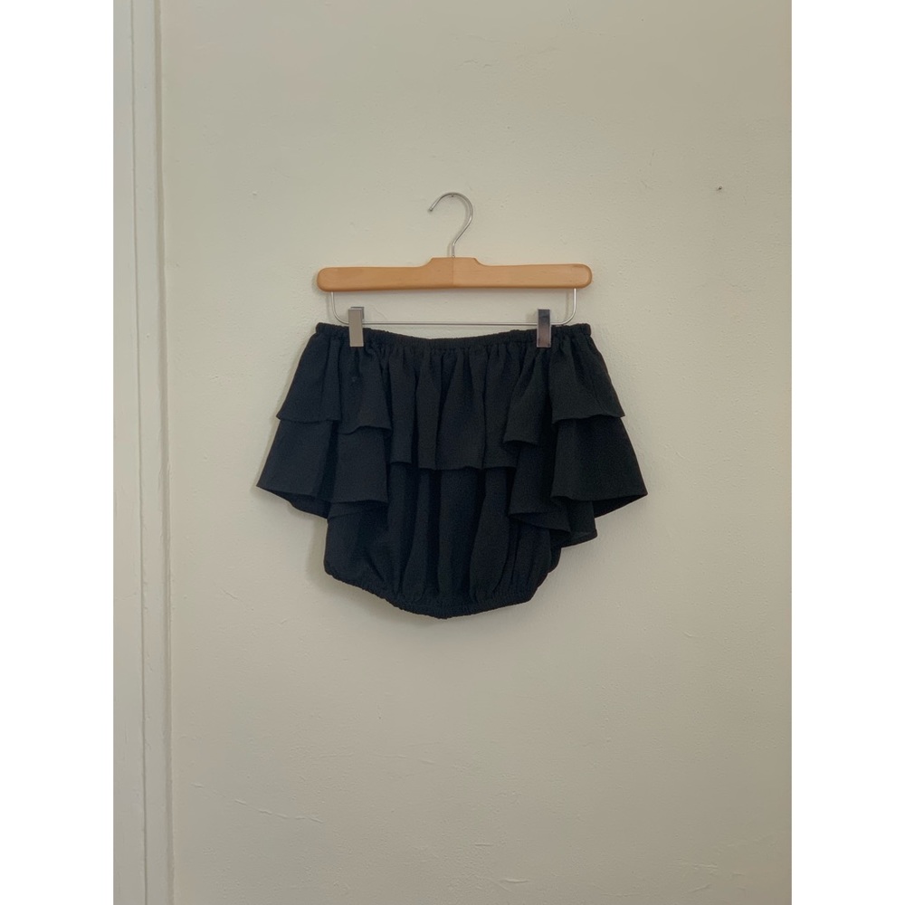 She + Sky Off the Shoulder Cropped Blouse